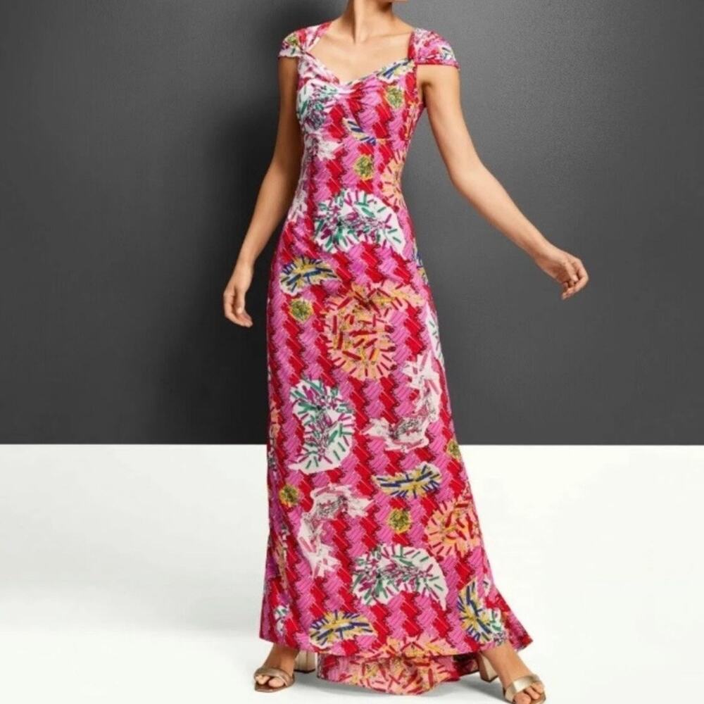 Zac Posen x Target Safety Pin Open Back Maxi Dress Women's 16 Pink